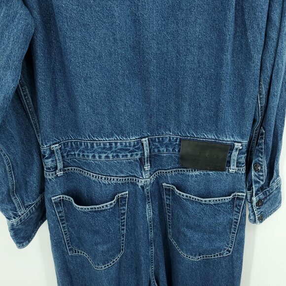 rag & bone All In One Denim Jumpsuit 10/30 Willow Blue - Picture 15 of 16